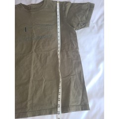 Patagonia Mens Live Simply Guitar Graphic T-Shirt Olive Green Organic Cotton M