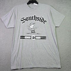 Peanuts® Chicago Cubs Baseball shirt Men XL Gray Charlie Brown Snoopy 50 NWT