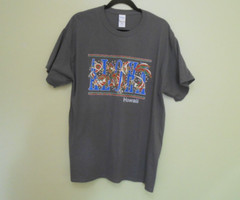 RED WHITE & BLUE ALOHA HAWAII T-SHIRT GILDAN MEN’S SIZE LARGE COTTON