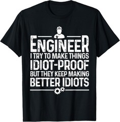 Funny Engineer Gift for Men Women Cool Engineering Mechanic Gift Unisex T-Shirt