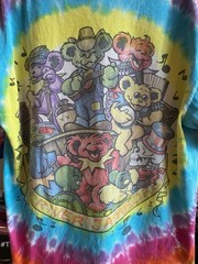 Grateful Dead Big River Jamboree Front/Back Graphic T-Shirt Tie Dye Size Medium