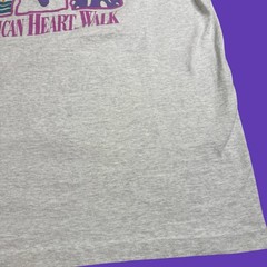 90s American Heart Walk Association Mens XL T Shirt Charity Health Event Vtg