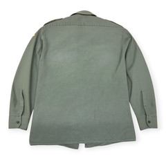 Vintage West German Army Bundeswehr Field Shirt / Olive Drab / Issued / Sm-L