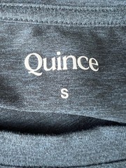 Quince Performance Long Sleeve Tee Shirt Men’s Sz S Green Recycled Poly Athletic