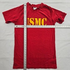 US Marine Corps Red Short Sleeve Cotton T-Shirt Men’s S