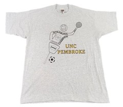 VINTAGE UNC Pembroke Shirt Mens Extra Large Intramural Champion Uni Adult A43