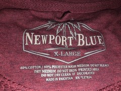 Corvette T Shirt Xl New -Newport Blue Soft Feel Built To Last