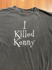 Fashion Victim T-Shirt Tee South Park “I Killed Kenny” XL Single Stitch 90s Vtg