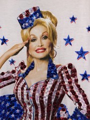 Dolly Pardon For President Sequins Tshirt Unisex 2XL Big Américan Patriotic ‘16