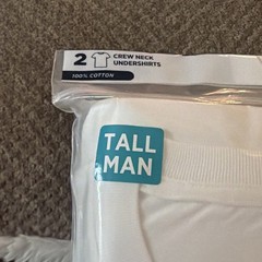 Jockey Men’s Tall Man Classic Crew Neck Undershirt – 2 Pack – COTTON – 3XLT