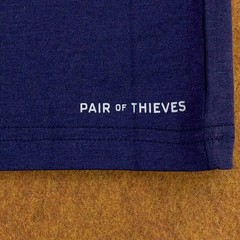 Pair of Thieves Mens Size Large Black Blue Short Sleeve T-Shirt 2 Pieces New