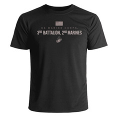 US Marine Corps 3rd Battalion, 2nd Marines Subdued T-Shirt Officially Licensed