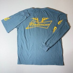 PacSun x Budweiser Bruiser Long Sleeve Flame Graphic T-Shirt
