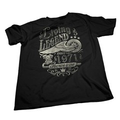 55th Birthday Gift Shirt For Men – Living Legend 1971