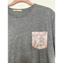 Mens Marine Layer Grey Signature Pocket Tee Shirt | Men’s/Unisex M | Sustainable
