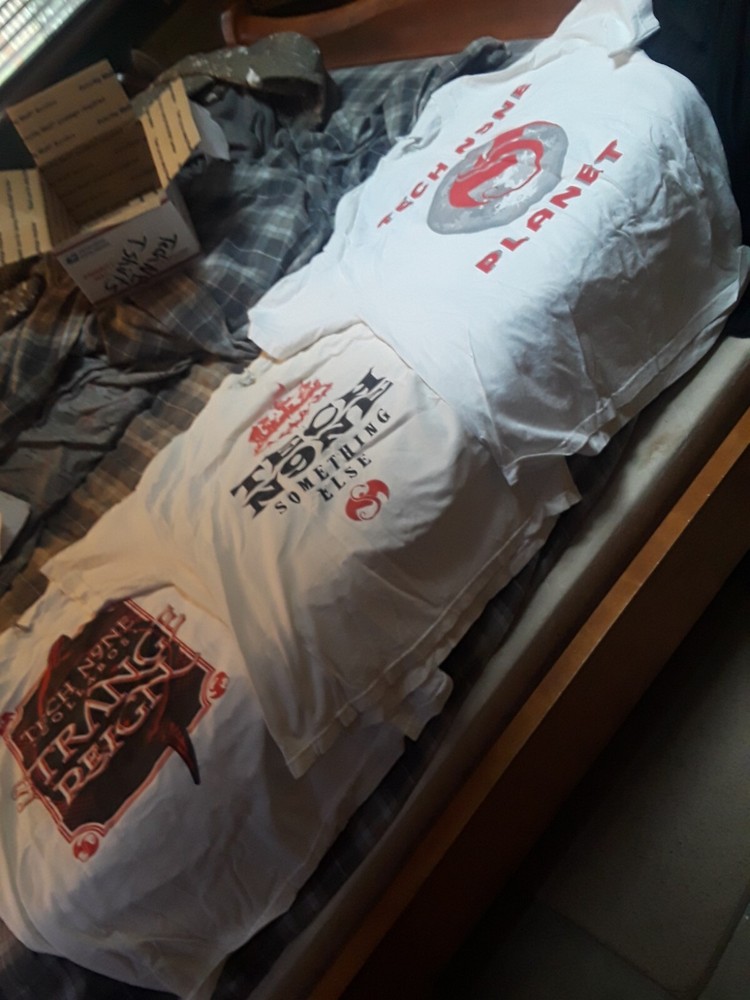 3- Tech N9ne COLLECTOR T Shirts Sz XL-XG-TG-ALSTYLE CLASSIC-VERY NICE! AS-IS