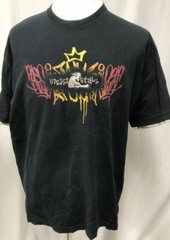 Mens XL Black T Shirt Hip Hop Street Style Music DJ Street Wear FreesStyle