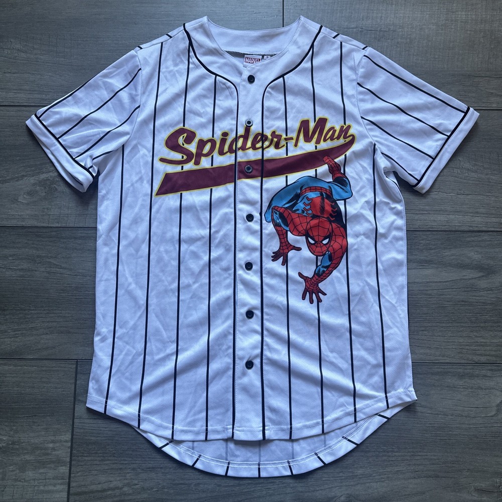 Marvel The Amazing SpiderMan 62 Baseball Jersey Double Sided Small