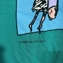 Vintage 2003 Priceless Horse Love Art Teal Short Sleeve T-Shirt Mens Medium