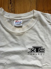 Vintage Mens XTC Cabaret Party Naked 02 Texas Strip Club Large Shirt Nude Dancer