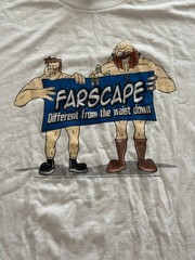 Jim Henson Farscape Different From the Waist Down T-Shirt XL Small Stain Front