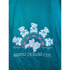 Vintage Silver Dollar City Shirt Mount Rushmore Test Print Tee 90s VTG Medium
