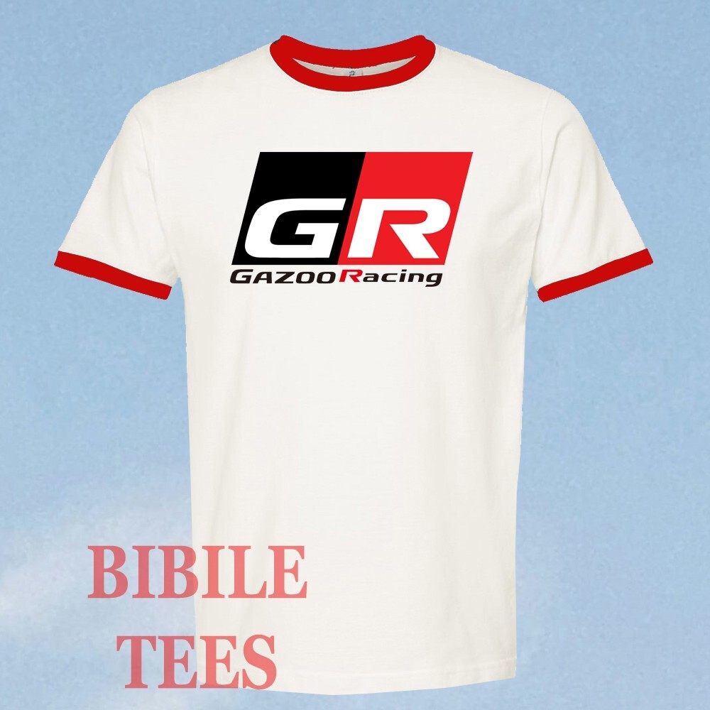 GR Gazoo Racing Men’s Ringer Red Size S to 3XL