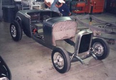 RETRO STYLE PETE EASTWOOD 1932 FORD CHASSIS & HOT ROD BUILDER T-SHIRTS CLASSIC!
