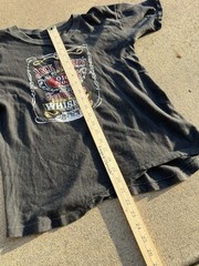 VINTAGE 1970s JACK DANIELS WHISKEY GRAPHIC TEE T-SHIRT PAKISTAN COTTON SMALL