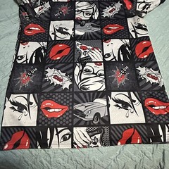 OH SNAP Drill Clothing Co Comic Book T-Shirt Size M (flaws)