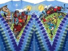 GRATEFUL DEAD-CASEY JONES-BEARS-SYF-2 Sd-TIE DYE T-SHIRT M-L-XL-2X-3X + 6Xw/VT