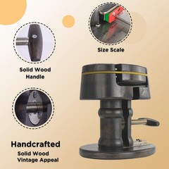 4-Way Wooden Hat Stretcher for Cowboy Hats, Baseball Caps & Fedoras – Adjusta…