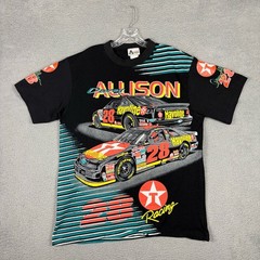 Vtg NASCAR AOP 1993 Davey Allison T-shirt Men’s XL 28 Havoline USA Single Stitch
