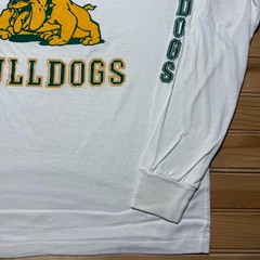 Vintage 80s Batavia Bulldogs High School Sport Varsity Long Sleeve Shirt – Large