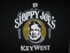 SLOPPY JOE’S Key West Florida Cal Cru T Shirt Men’s XL Earnest HEMMINGWAY BEER