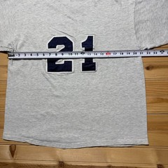 Vintage 90s Champion #21 Heather Single Stitch Athletic Jersey T-Shirt – Large