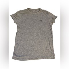 American Eagle Heritage Mens Tee Size Small Classic Gray Short sleeve Cotton