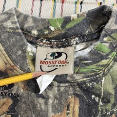 Mossy Oak Obsession Shirt Mens XL Green Camo Long Sleeve Hunting Outdoor Tee