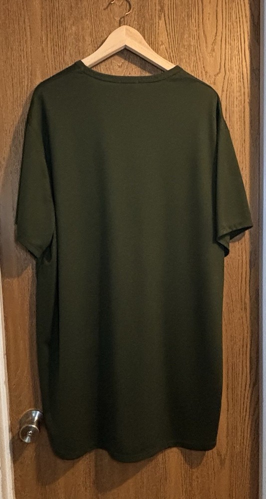 One Bone Mens Green Short Sleeve Scoop Bottom T-Shirt OB242A Big Tall Size 2