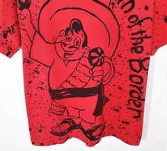 Vintage 80s Tennessee River South Of The Border T Shirt 1980s All Over Print 3XL