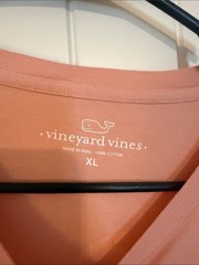 Vineyard Vines Men’s XL Long-Sleeve Pocket Tee Pink to Yellow Ombre