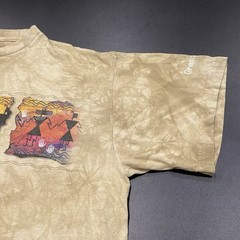 Vintage The Mountain T Shirt Large Leather Tag Grand Canyon Tribal USA Y2K Rare