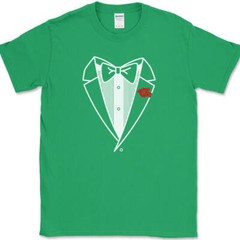 TUXEDO T-Shirt Funny Costume Formal Humor Joke Gift Marriage Novelty Tee