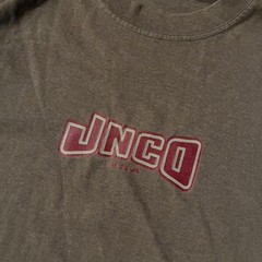Vintage Brown JNCO Usa Long Sleeve skate shirt with sleeve hit 23 x 30 sleeves