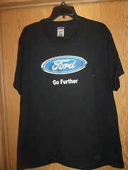 Ford Go Further black XL t shirt