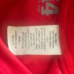 A4 Cooling Performance‎ T-Shirt Moisture Wicking Athletic Red Mens