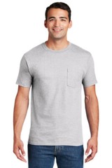 Hanes Men’s T Shirt Short Sleeve Crew Tee Beefy-T With Pocket T-Shirt – 5190P