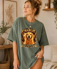 Custom Dog Personalized Pet Comfort Tee Animal Lover Unique Gift