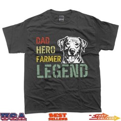 Dad Hero Farmer Legend Father’s Day Farming Father Figure T-Shirt