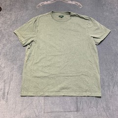 J.Crew T Shirt Mens XL Olive Green Cotton Crew Neck Short Sleeve Summer Tee